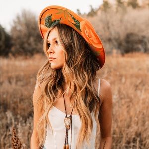 Custom painted hat ONE OF A KIND